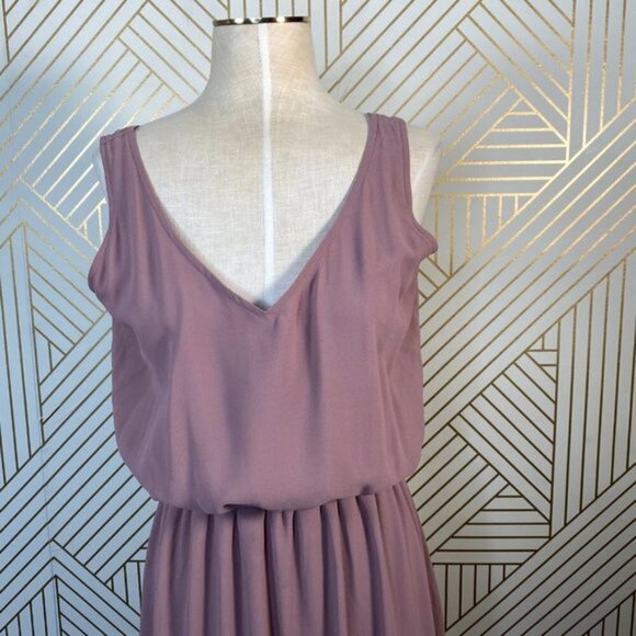 Show me your MUMU kendall Maxi Dress Antique Rose - Picture 8 of 14